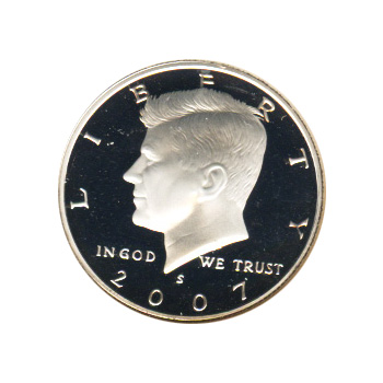 Kennedy Half Dollar 2007-S Proof Silver